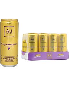 Au Vodka Black Grape Pre-Mixed Cans 12 x 330ml