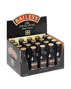 Baileys Irish Cream Whisky Liqueur 5cl Miniature - 20 Pack