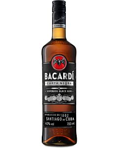 Bacardi Carta Negra Black Rum 70cl