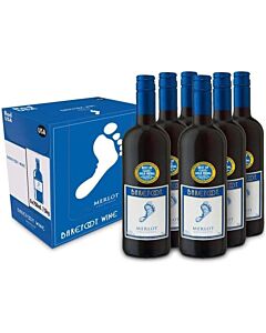 Barefoot Merlot Red Wine 6 X 75cl