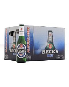 Becks - German Alcohol Free Beer Bottle - 24 x 275 ml - 0% ABV