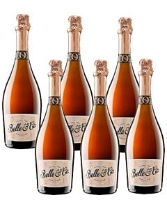 Belle & Co Alcohol Free Sparkling Rose 6 x 75cl ( Case of 6 )