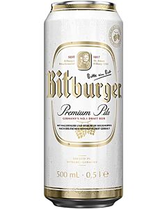 Bitburger Premium Lager 24 x 500ml Cans