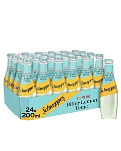 Schweppes Slimline Bitter Lemon 24 x 200ml