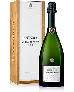 Champagne Bollinger La Grande Annee 2012 in Wooden Gift Box 75cl