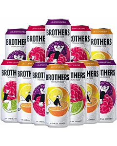 Brothers Cider Mixed Case 500ml Cans  (12 Pack ) 