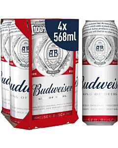Budweiser Premium Lager 24x 568ml Pint Cans