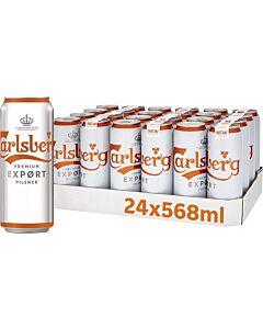 Carlsberg Export Lager Beer 24 x 568ml Pint Cans