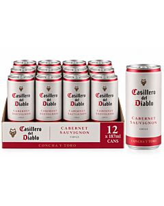 Casillero del Diablo Cabernet Sauvignon 12x 187ml Cans