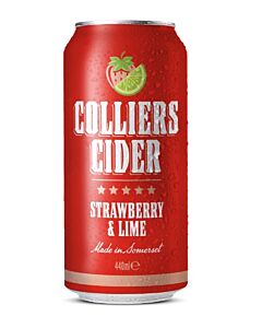 Colliers Cider Strawberry & Lime Cans 24 x 440ml