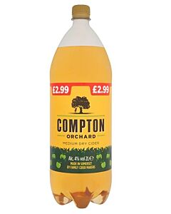 Compton Orchard Medium Dry Cider 6 X 2L
