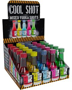 Cool Shot Mixed Vodka Shots - 25 x 20ml