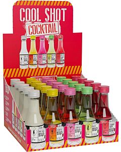 Cool Shot Cocktails 25X20ml | Mixed Vodka Shots |