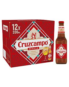 Cruzcampo Sevilla Lager Beer 12 x 330ml