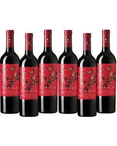 Diablo Dark Red Wine 6 X 75cl