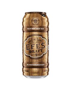 Efes Draft Beer Lager Cans 24x 500ml 5% ABV  Imported from Turkey
