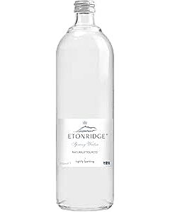 Etonridge Lightly Sparkling Spring Water Glass Bottles 12 x 750ml 