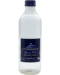 Etonridge Elegantly Still Spring Water Glass Bottles 24 x 330ml 