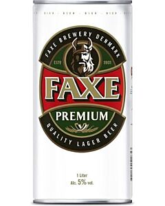 Faxe Danish Premium Lager Beer  6 x 1 Liter 