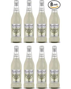 Fever-Tree Refreshingly Light Ginger Beer 8 x 500ml Bottles