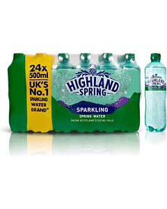 Highland Spring Sparkling Water, 24 x 500ml