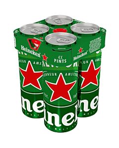 Heineken Premium Lager Pint Cans 24 x 568ml