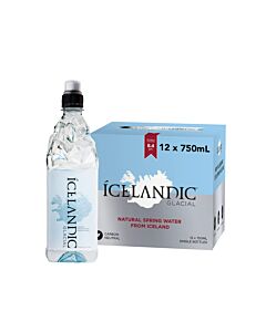 Icelandic Glacial Premium Still Water Sports Cap 12x 750ml 