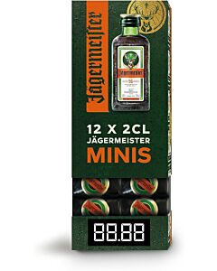 Jagermeister Herbal Liqueur, 12 x 2 cl Gravity Pack ( 12 Pack ) 