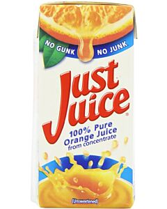 Just Juice Orange Juice 200 ml (Pack of 24)