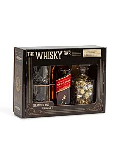 Johnnie Walker Red Label 70cl The Whisky Bar Decanter Gift Set
