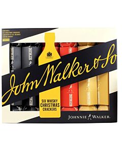 Johnnie Walker Whisky Christmas Crackers 6 x 5cl