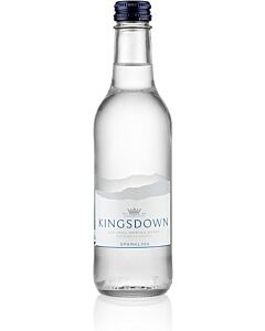 Kingsdown Sparkling Water Glass Bottle 24 x 330ml