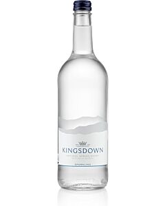 Kingsdown Sparkling Water Glass Bottle 12 x 750ml