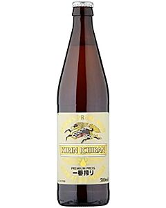 Kirin Ichiban Japanese Beer (12 x 500ml Bottles)