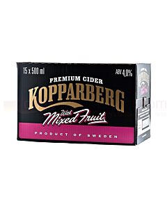 Kopparberg Mixed Fruit Premium Cider 15x 500ml