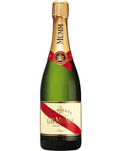 G.H Mumm Mumms - Cordon Rouge Brut NV Champagne - 75cl - 12% ABV
  