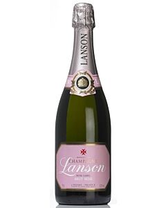 Lanson - Rose Label - Rose NV Champagne - 75cl - 12.5% ABV  