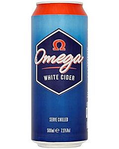 Omega White Cider 24 x 500ml Cans