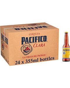 Pacifico Clara Premium Beer 24x 355ml