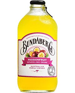 Bundaberg Sparkling Passionfruit - Australian Import (12 x 375ml Bottles)