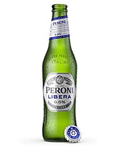 Peroni Nastro Azzurro 0.0 Alcohol Free Beer 24x 330ml