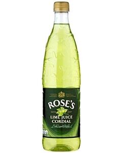 Rose Lime Juice Cordial  6 x 1 litre 