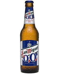 San Miguel 0% Alcohol Free Lager (24 x 330ml Bottles) 