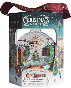 Christmas Globe Gin Liqueur – Spiced Orange and Cranberry Flavour, 70cl, 20% ABV
