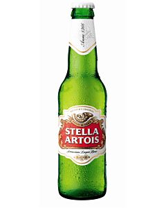 Stella Artois  Premium Belgian Lager Beer Bottle - 24 x 330ml