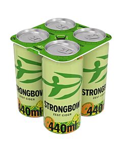 Strongbow Zest Cider Can 24 x 440ml