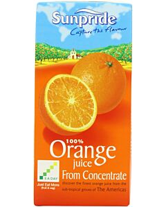 Sunpride  Orange Juice, 12 x 1 Litre Carton
