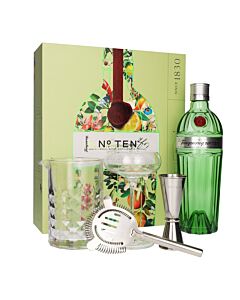 Tanqueray No. Ten Gin Martini Cocktail Gift Set 70cl