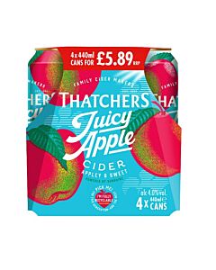 Thatchers Juicy Apple Cider 24 x 440ml 