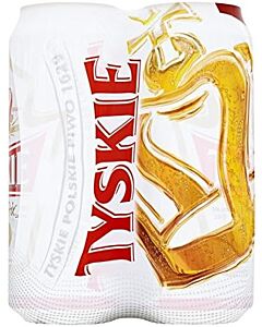 Tyskie Polish Lager beer 24 x 500ml